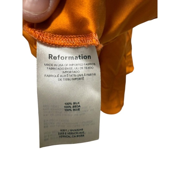 Reformation Vivi Silk Dress – 100% Silk - Size 10 - Picture 7 of 11